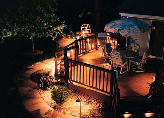 landscape lighting greater Boston