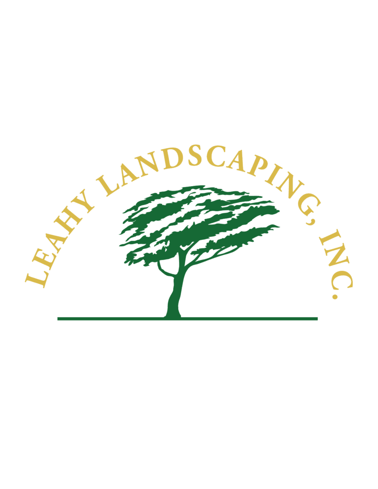 logo for Leahy Landscaping a local landscaper in Newburyport, MA