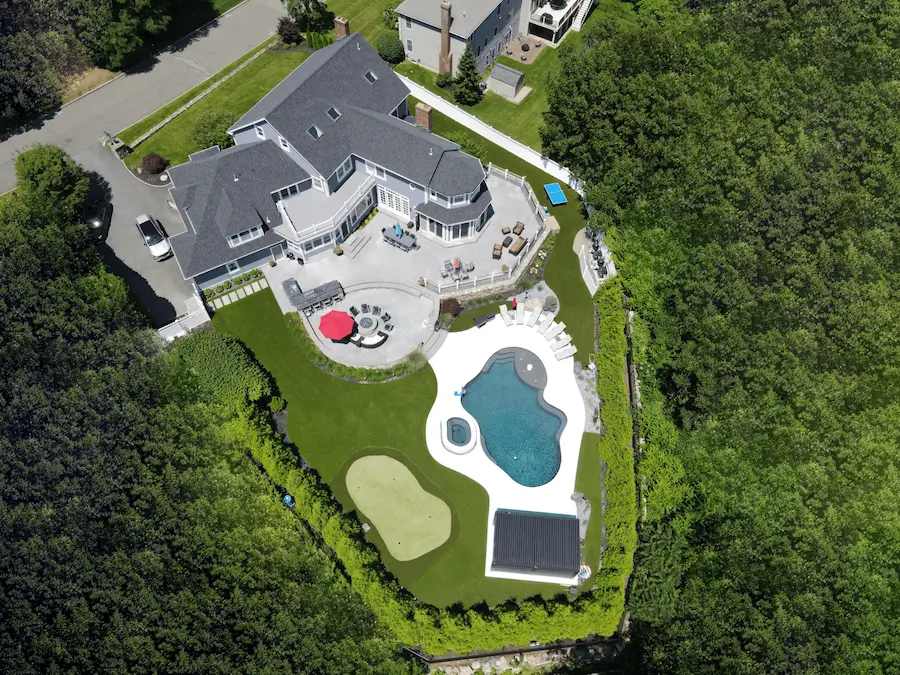 luxury landscaping in Lynnfield, Ma